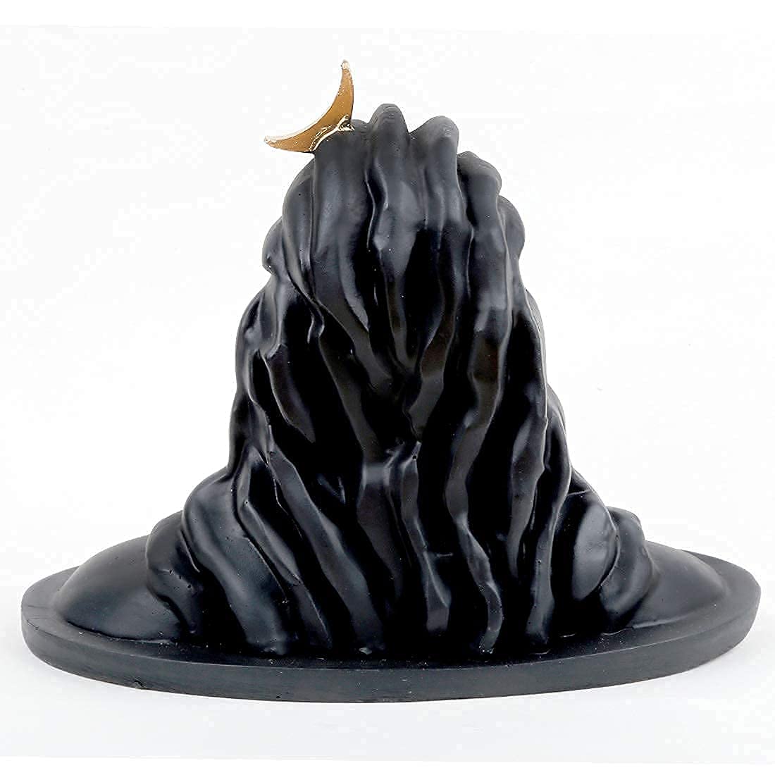 Adiyogi Shiva Statue for Car Dash Board, Pooja & Gift, Mahadev Murti, Idol, Lord Adiyogi Shankara for Home & Office Decor/Diwali Gifts Items (Black-5.5Inches)