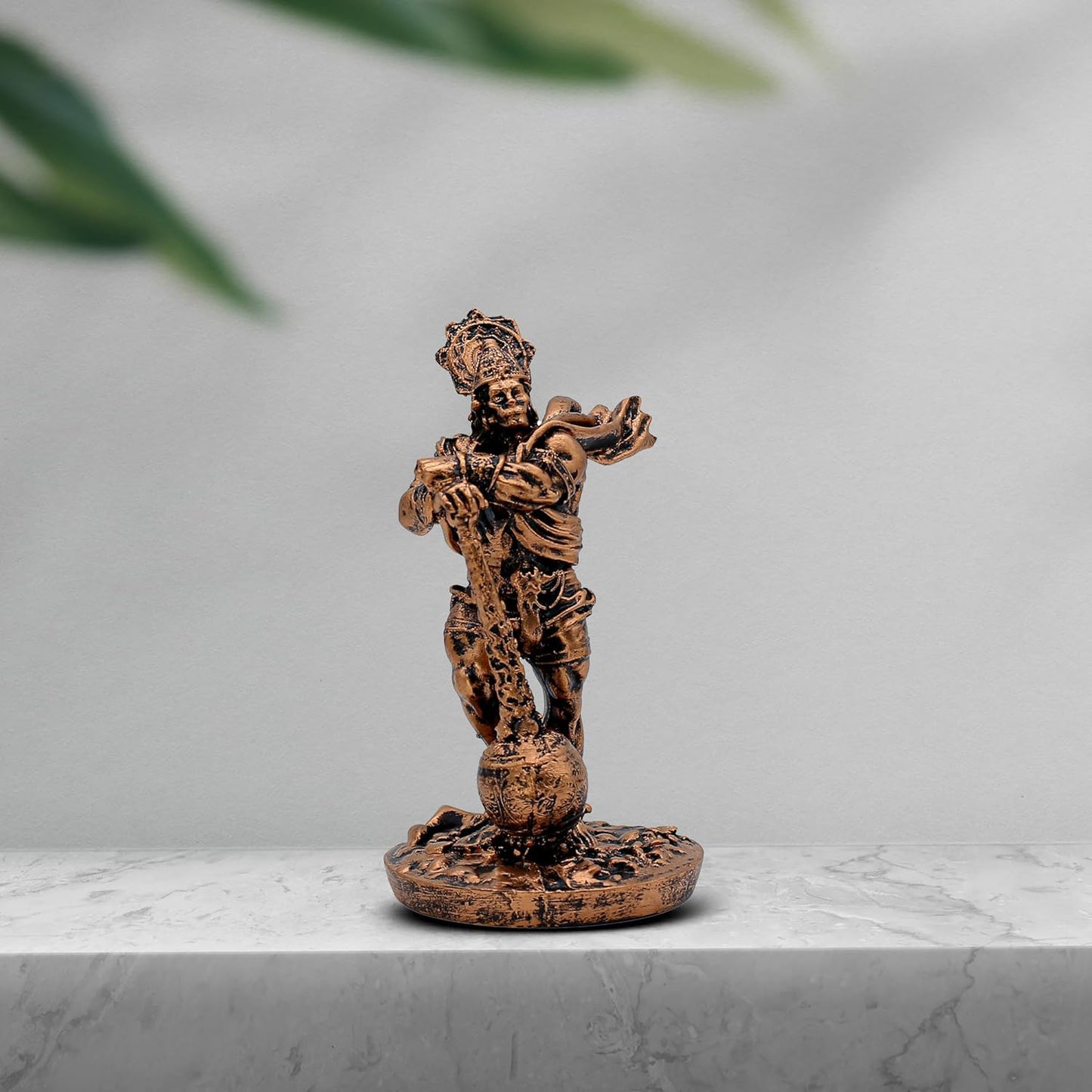 Bahubali Hanuman Ji Statue| Balaji Bajrangbali Sankatmochan Idol Murti for Pooja, Temple, Décor, Office|Home Décor Showpiece Gift for Housewarming, Anniversary