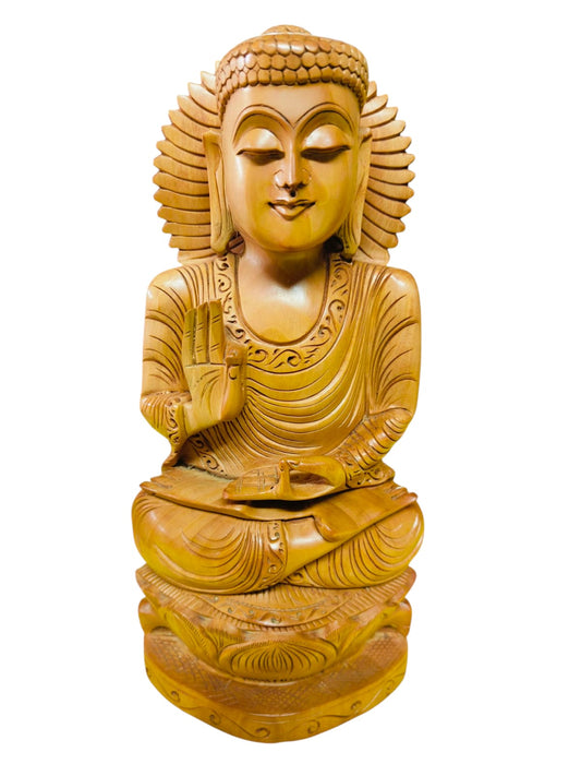 Wooden buddha