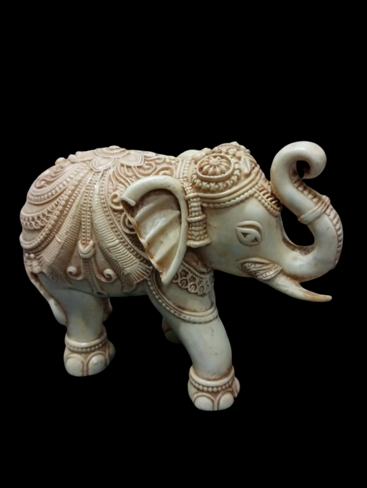 Marble dust elephant fine home decor